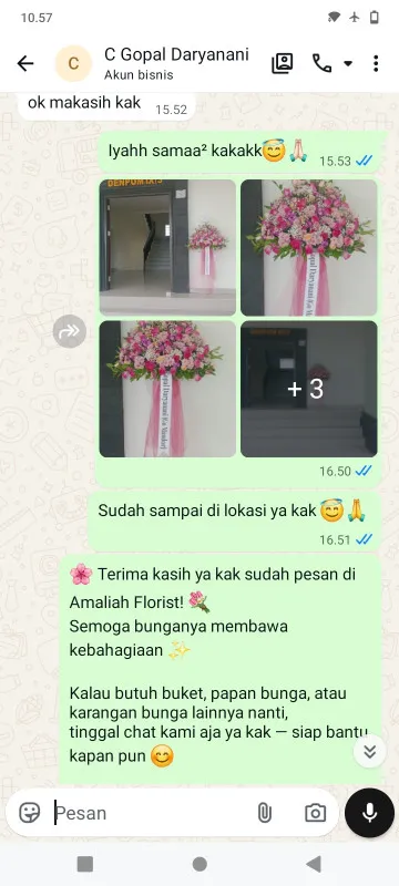 Pengiriman Karangan Bunga Kebondalem Kutoarjo